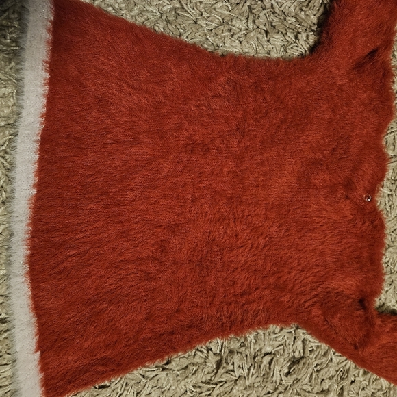 United Colors of Benetton Toddler soft red Christmas dress - Picture 10 of 12